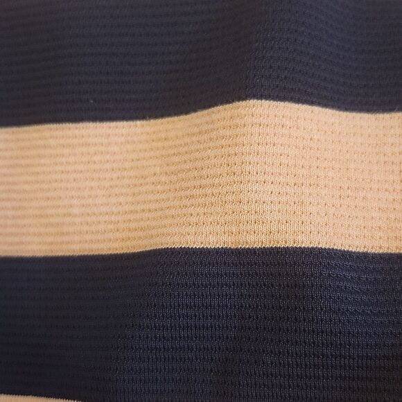 AlvaQ Summer Shirt Dress, Pale Pink & Navy, Cap Sleeve, Mini Dress, M - Picture 11 of 11